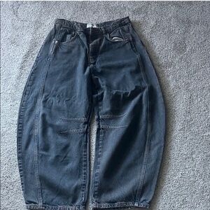 Free People barrel jeans